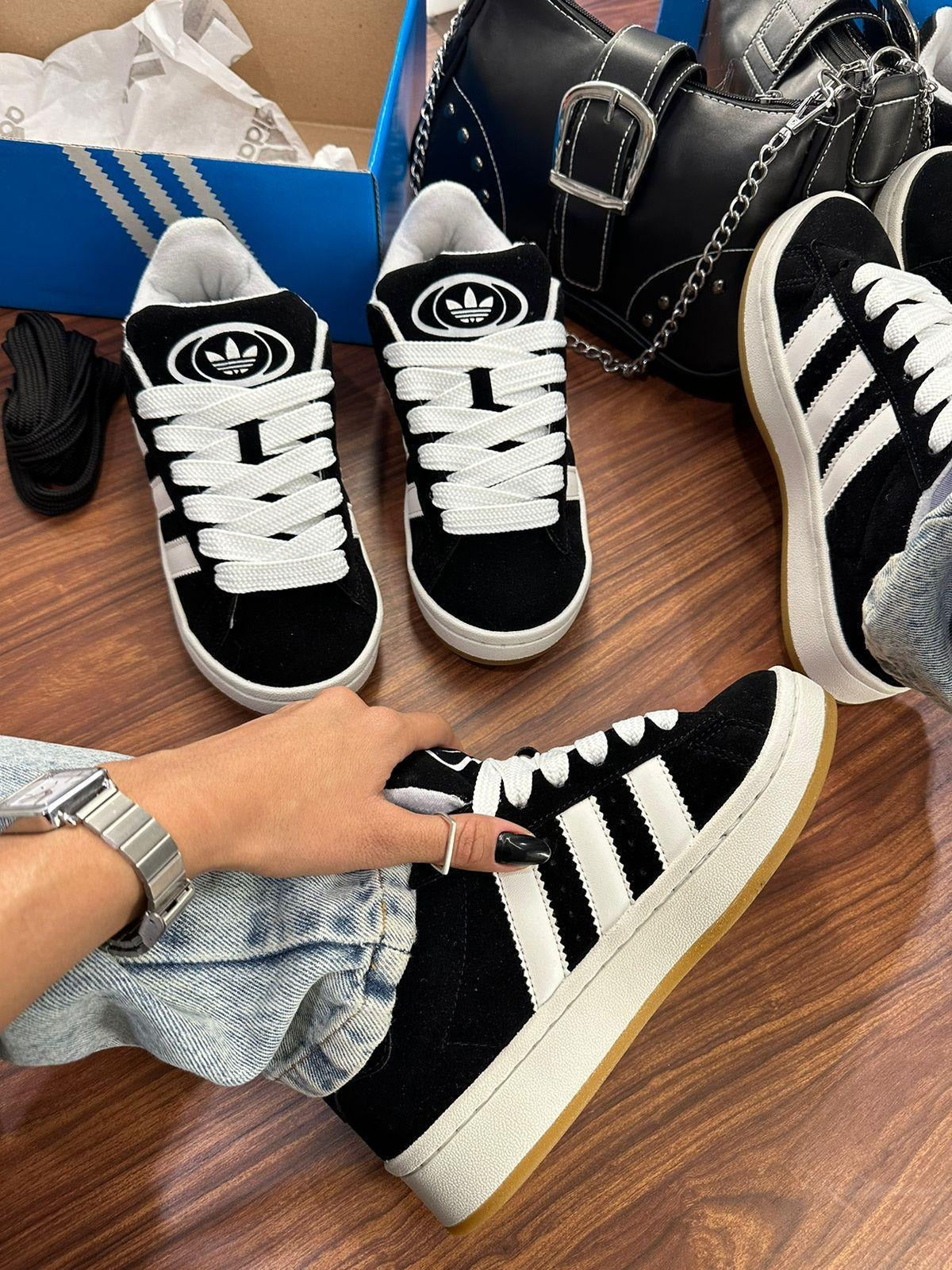 Adidas Campus 00 Core Black White