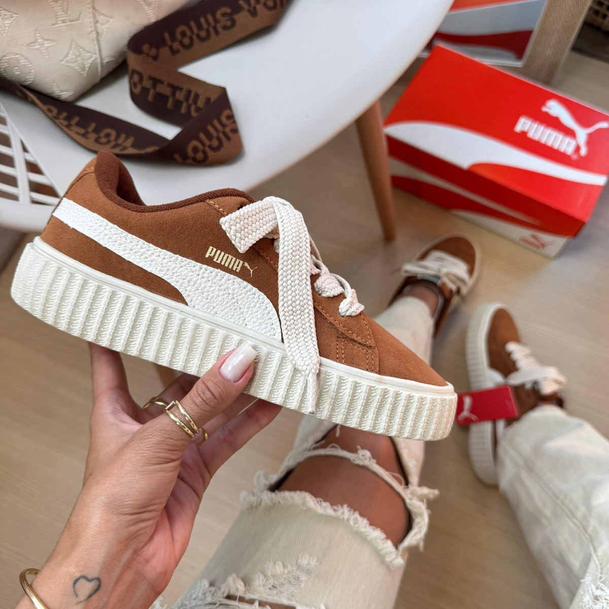 Tênis Puma Sued Camurça