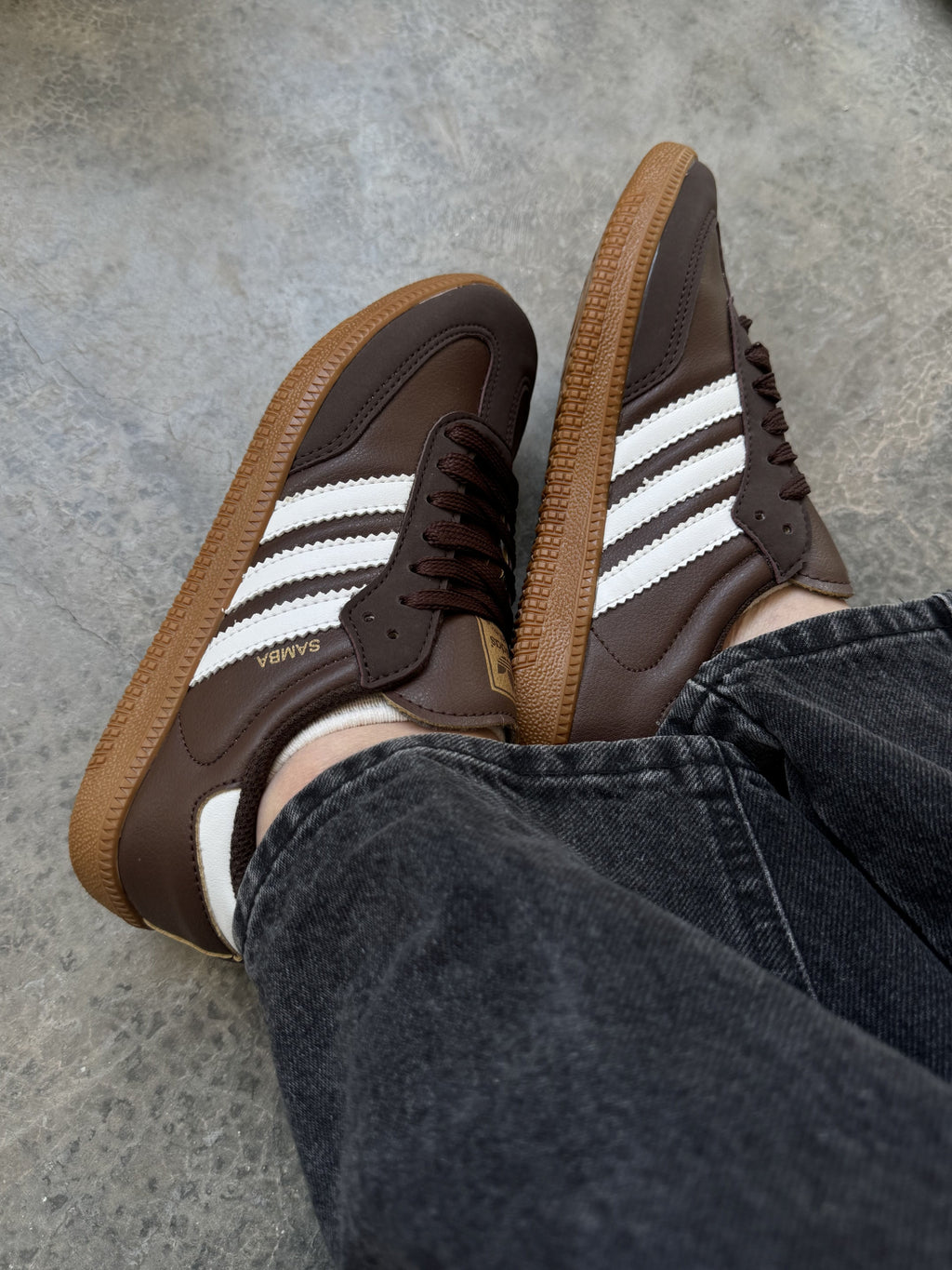 Tênis Adidas Samba Marrom