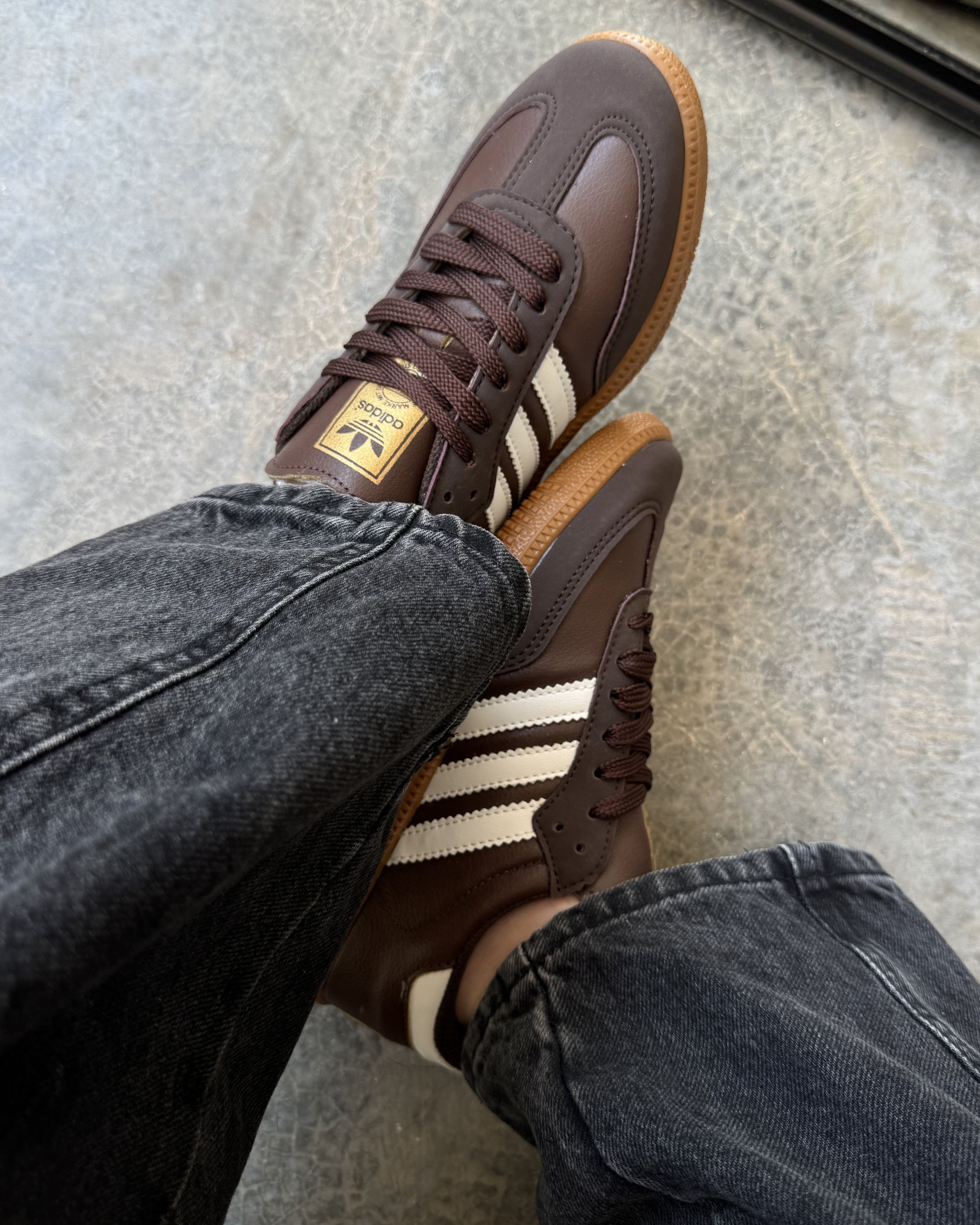 Tênis Adidas Samba Marrom