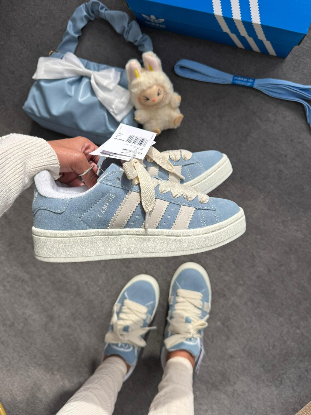 Adidas Campus 00s Azul Bebê