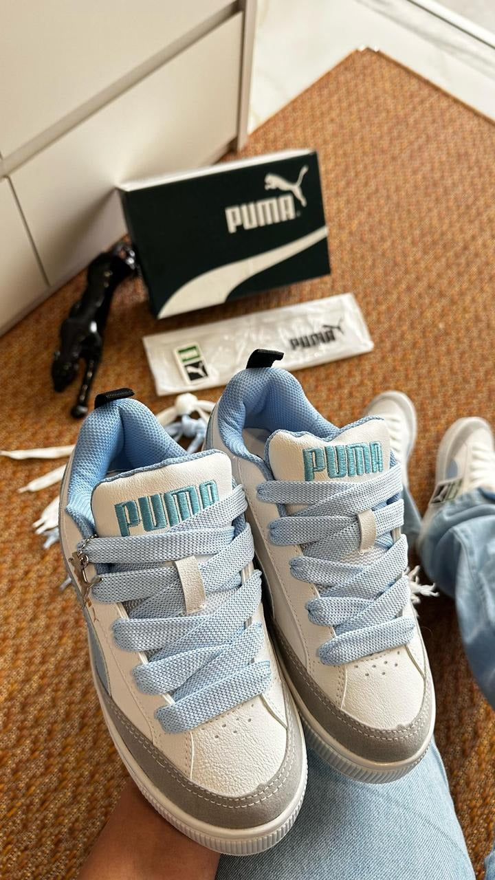 Tênis Puma Park Lifestyle Branco/Azul