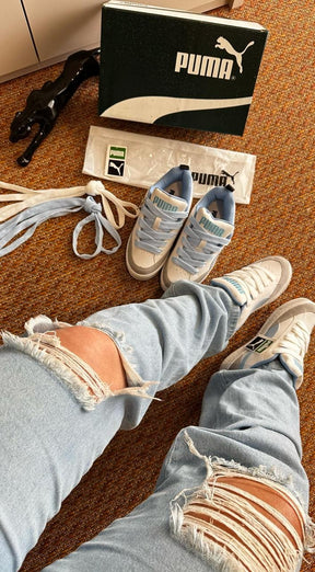 Tênis Puma Park Lifestyle Branco/Azul