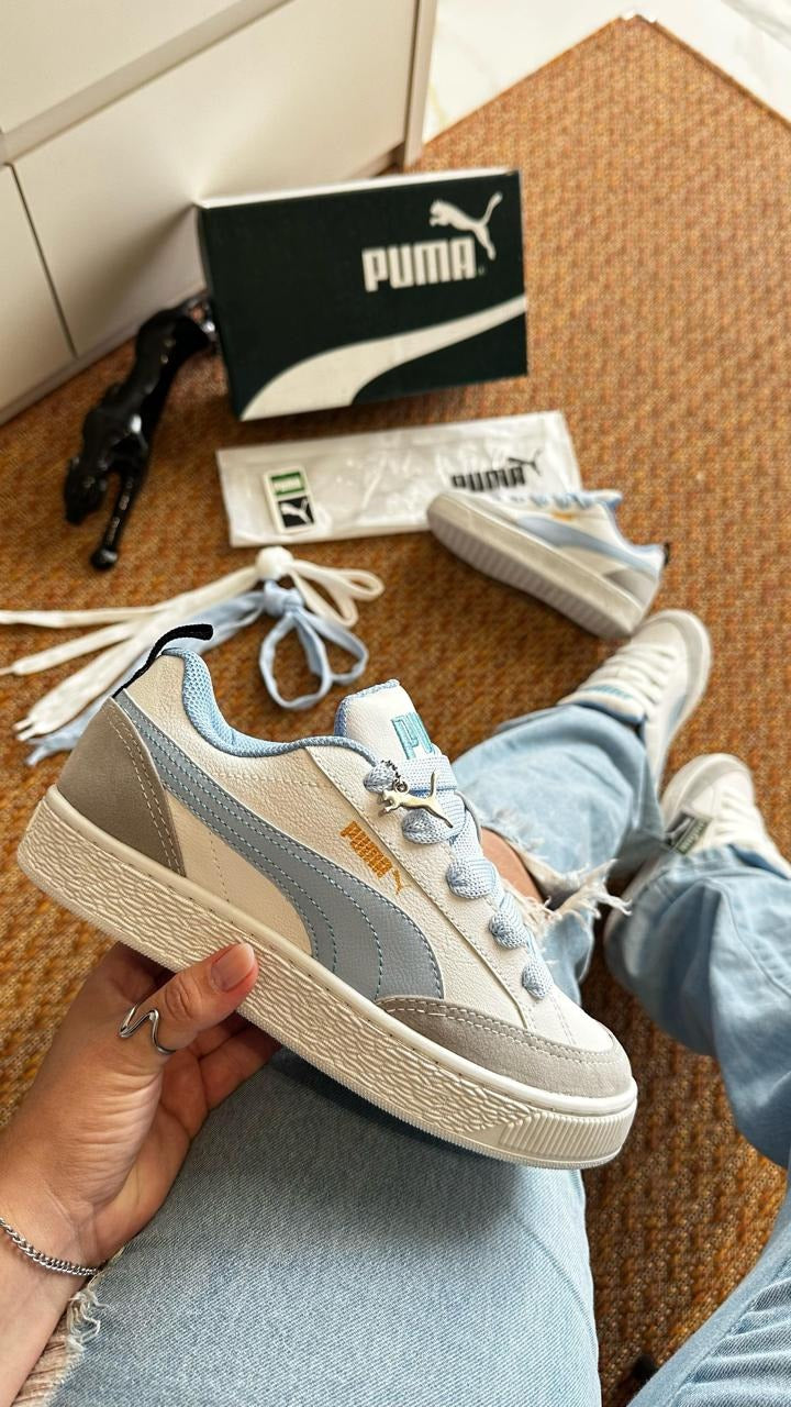 Tênis Puma Park Lifestyle Branco/Azul