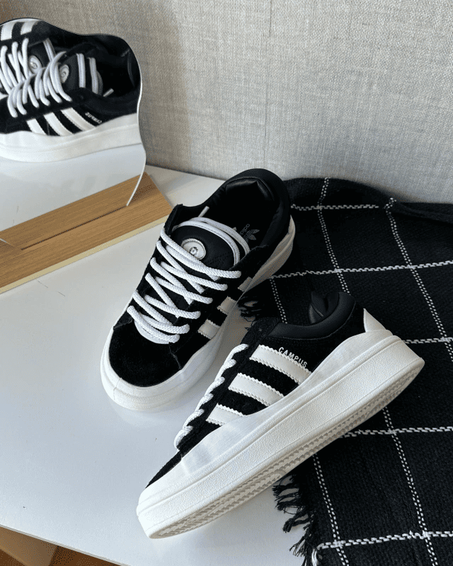 Tênis Adidas Campus Bad Bunny Preto Feminino