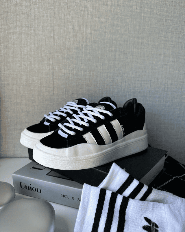 Tênis Adidas Campus Bad Bunny Preto Feminino