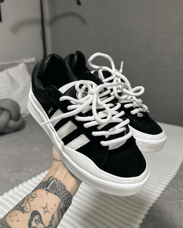 Tênis Adidas Campus Bad Bunny Preto Feminino
