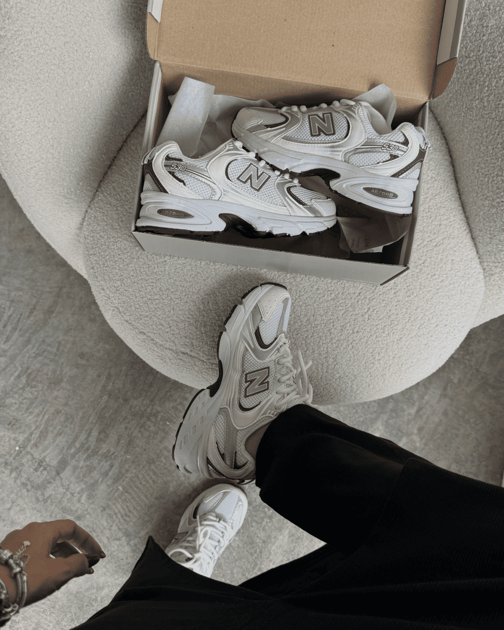 Tênis New Balance 530 White Feminino com Solado Tecnológico