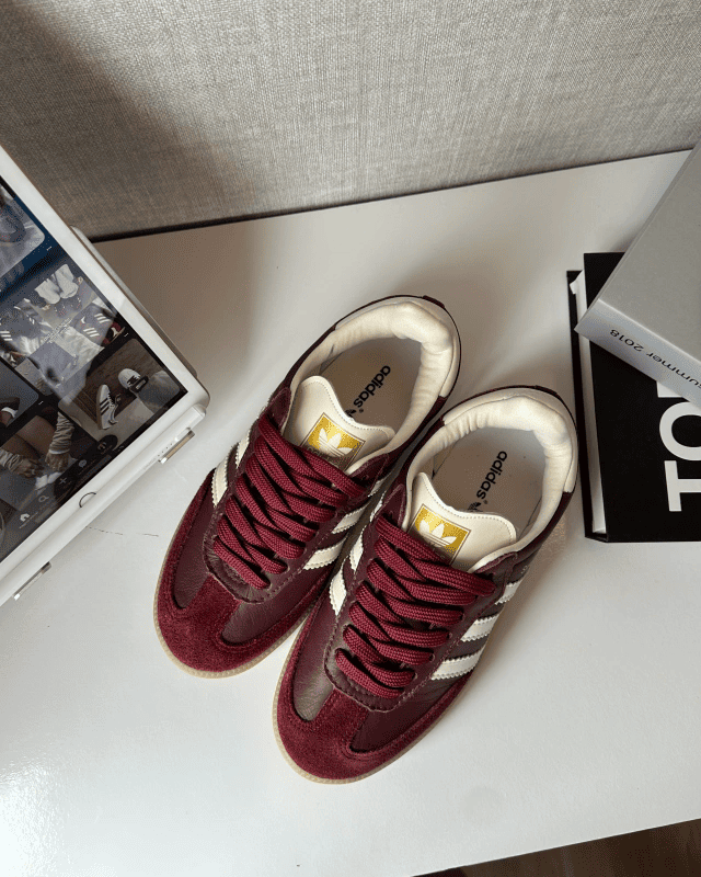 Tênis Adidas Samba OG Vinho Feminino Casual
